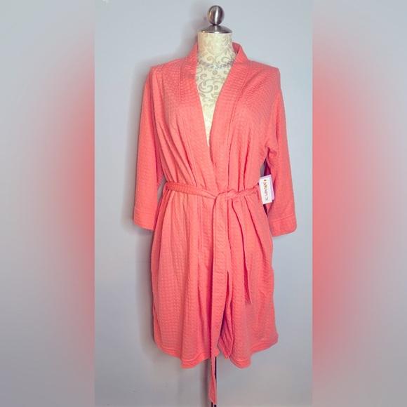 🆕 Joyspun Kimono Robe w/ Pockets Size Large - Picture 2 of 10